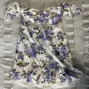 Forever 21 Dress; size small; in purple and white floral